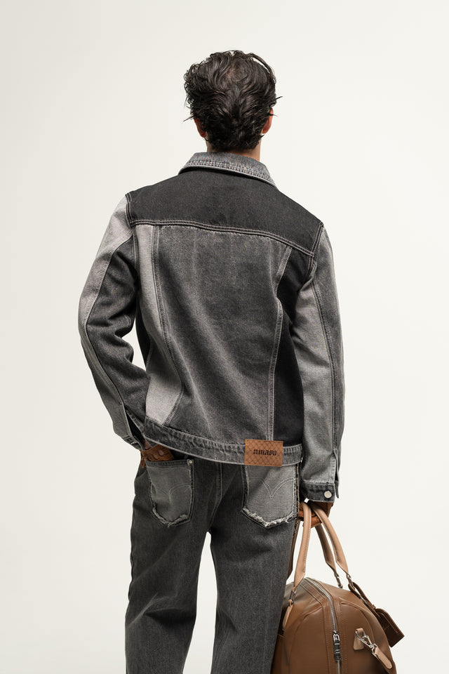 TRICOLOUR DENIM JACKET