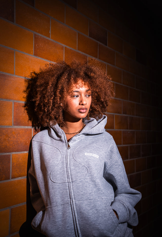 GREY ZIPPER