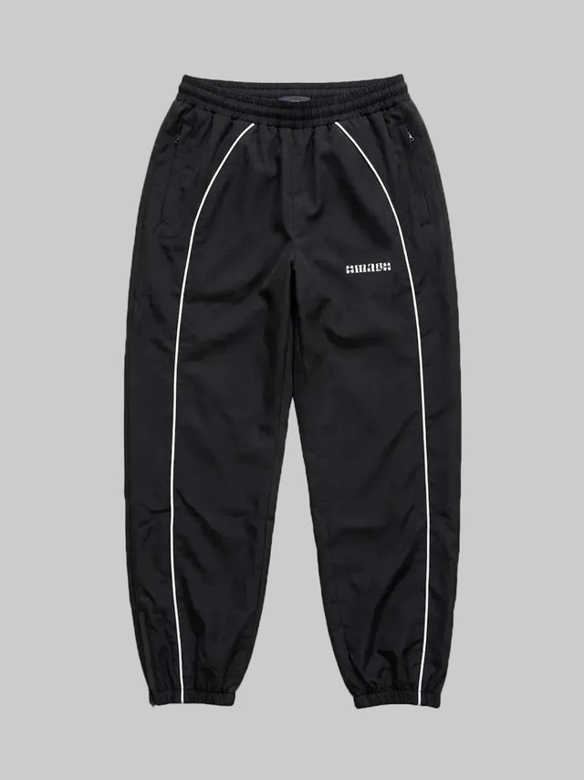 BLACK CORE TRACKPANTS