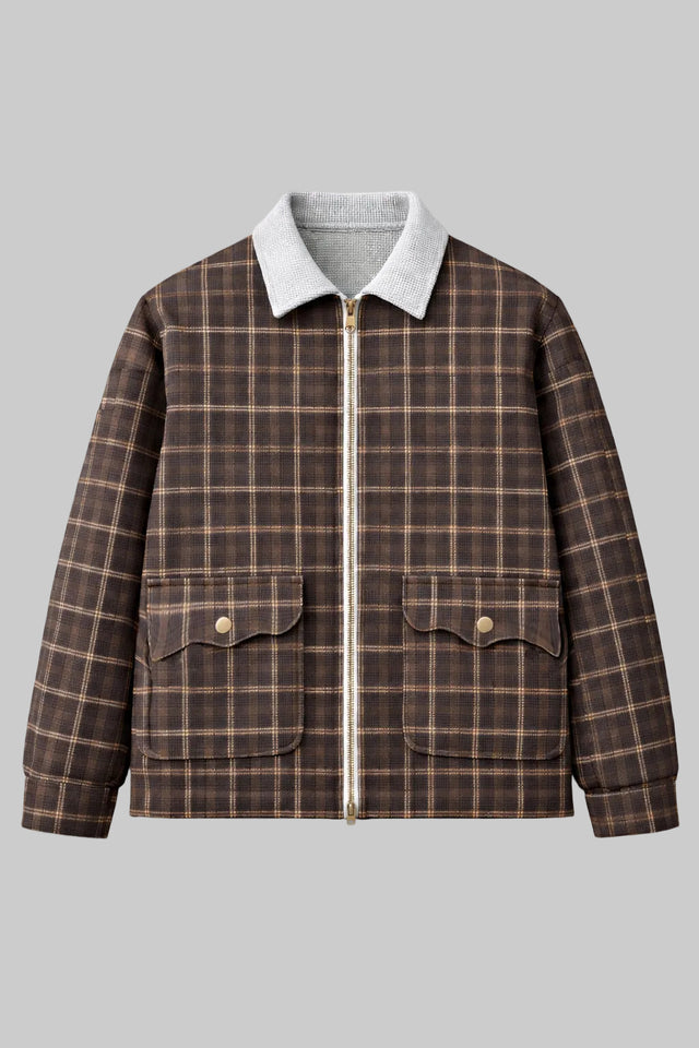 PLAID N FULL JACKET