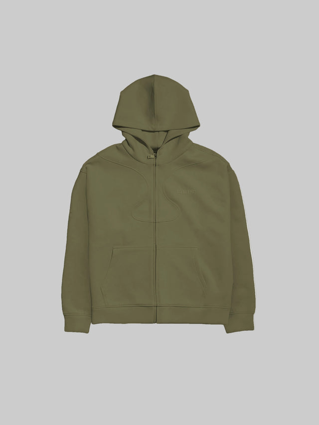 OLIVE ZIPPER