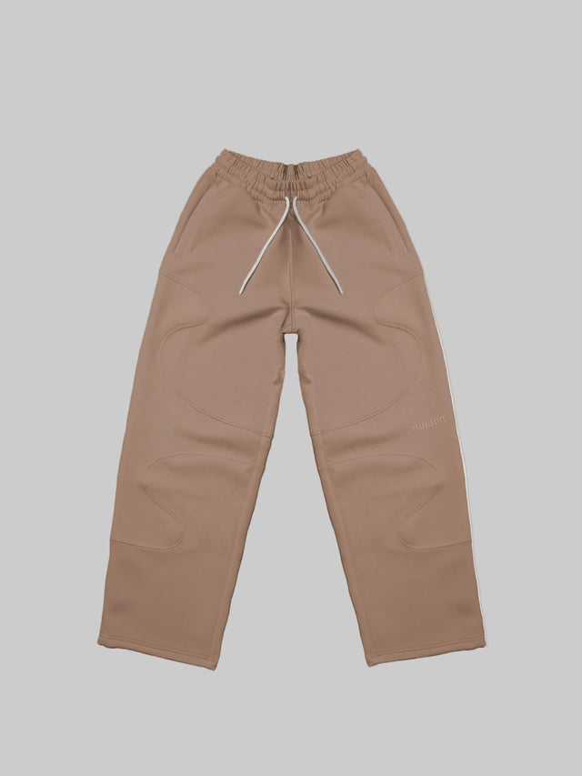 CHOCOLATE OPEN LEG JOGGER