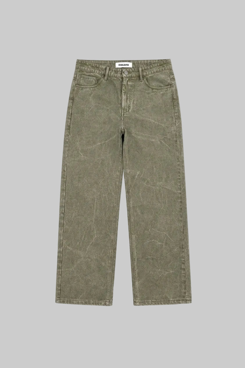 STONE  Denims チノパン カーキ GREEN STONE DENIM – Omage