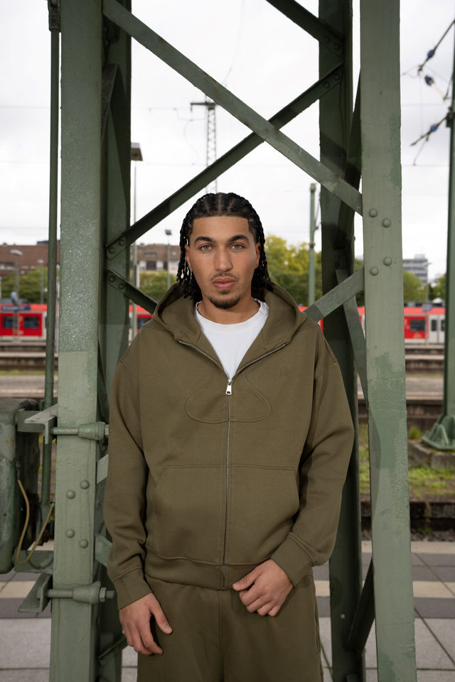 OLIVE ZIPPER