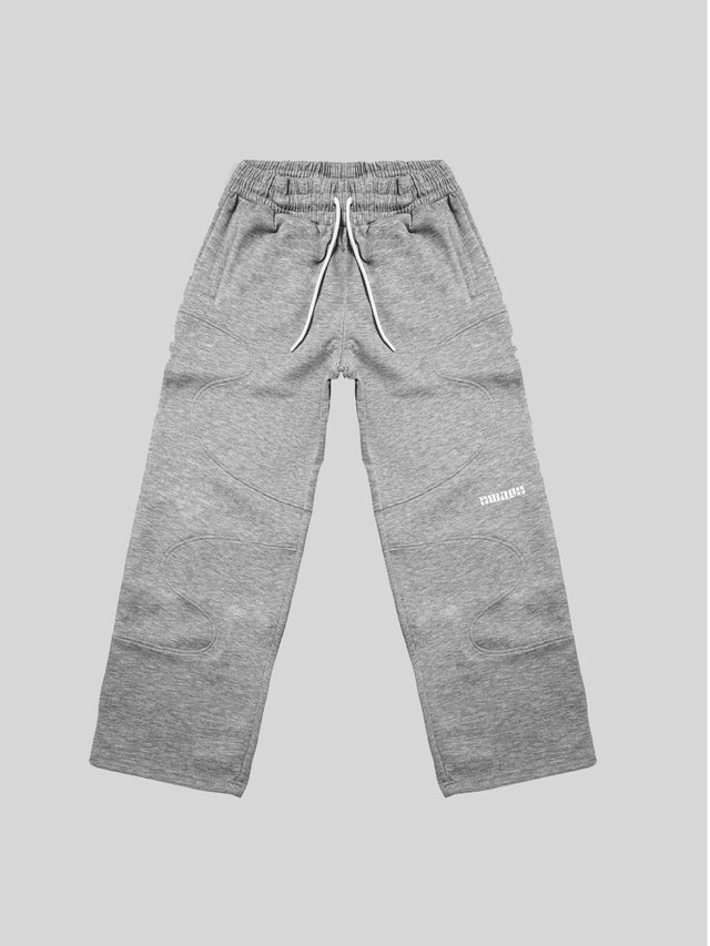 GREY OPEN LEG JOGGER