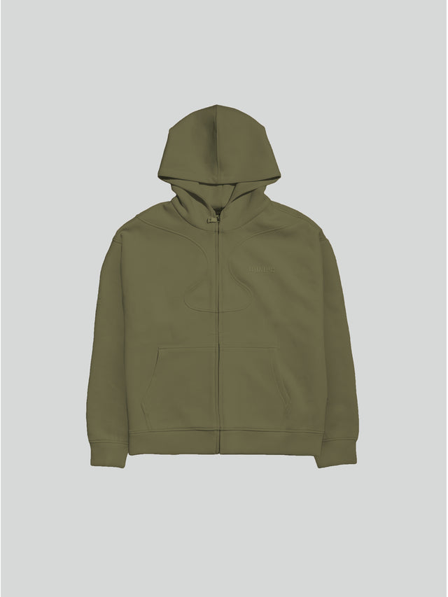 OLIVE ZIPPER