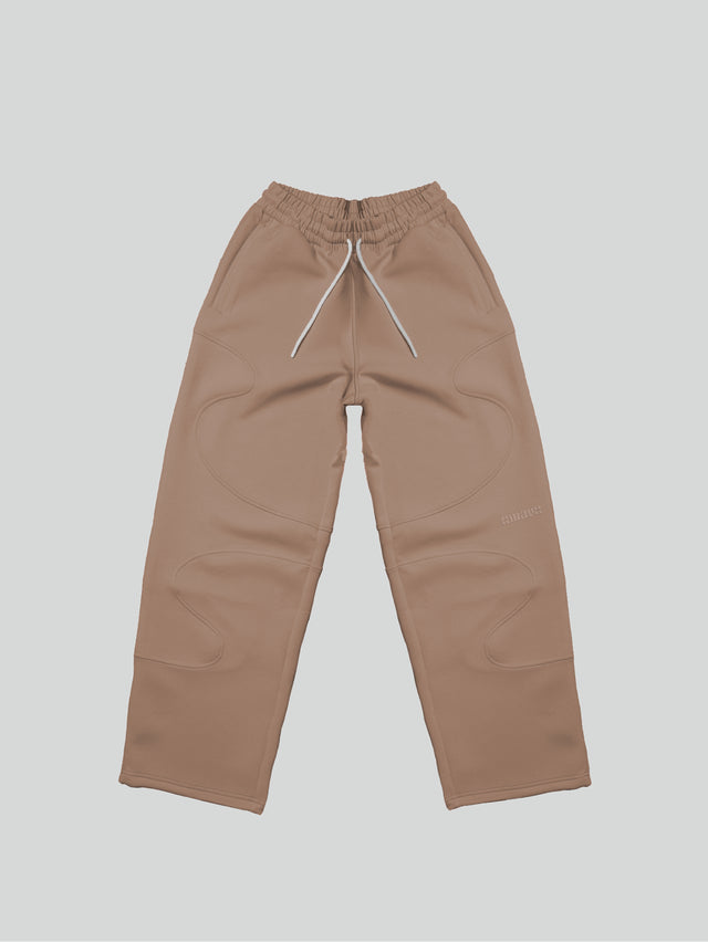 CHOCOLATE OPEN LEG JOGGER